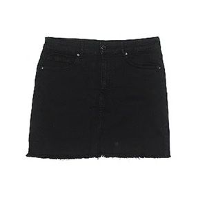 Forever 21 black jean skirt
